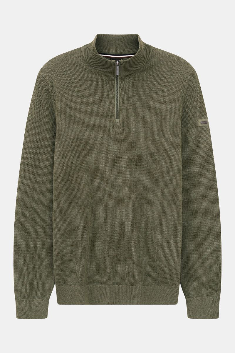 Bugatti 95512 1/4 Zip Jumper Col 180