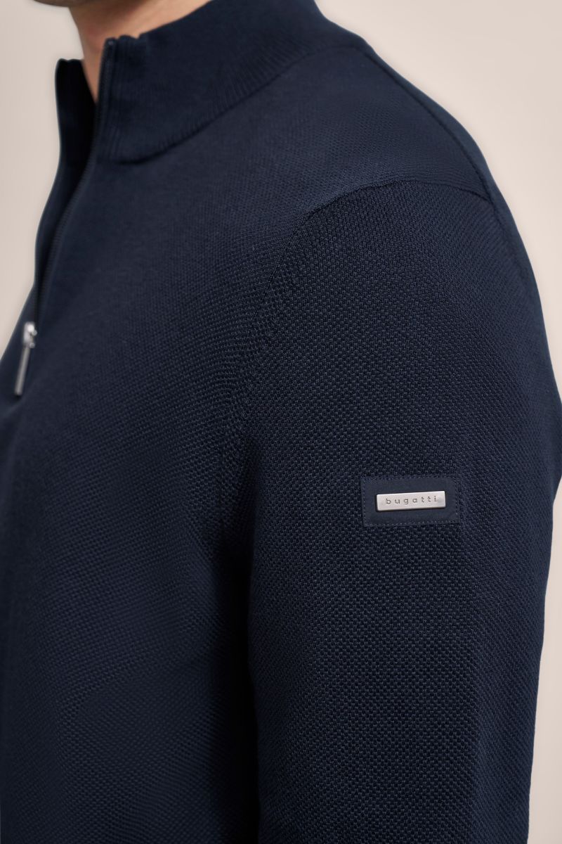 Bugatti 95512 1/4 Zip Jumper Col 390