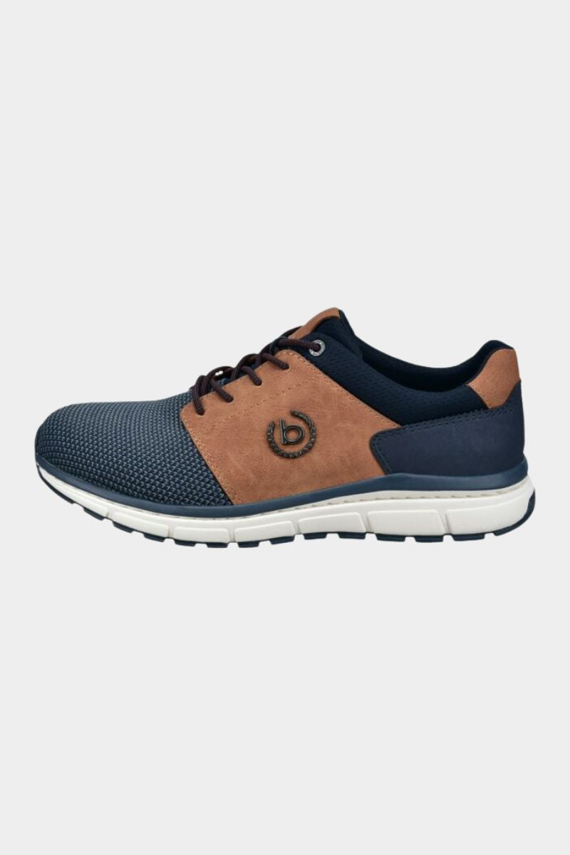 Bugatti AOS61 Sonic Exko Sneaker Dark Blue and Cognac