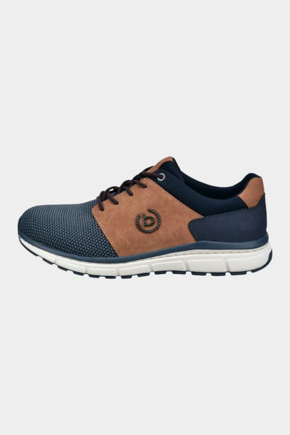 Bugatti AOS61 Sonic Exko Sneaker Dark Blue and Cognac