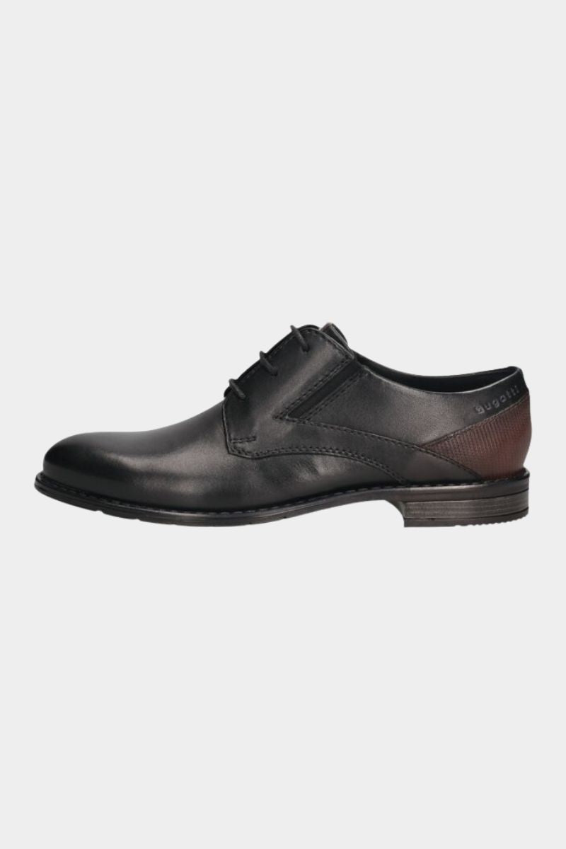 Bugatti AQR03 Lerio Comfort Lace-Up Shoe Black
