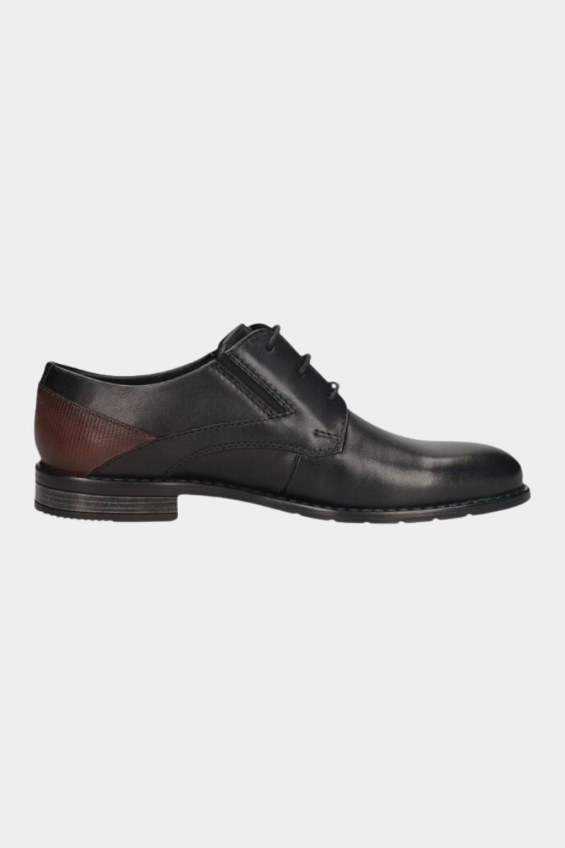 Bugatti AQR03 Lerio Comfort Lace-Up Shoe Black
