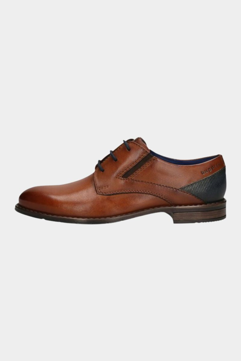 Bugatti AQR03 Lerio Comfort Lace-Up Shoe Cognac