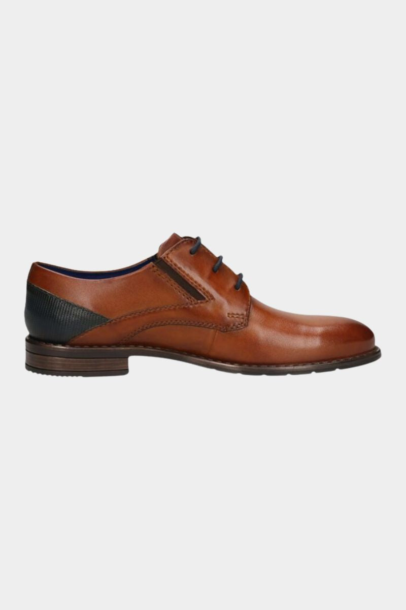 Bugatti AQR03 Lerio Comfort Lace-Up Shoe Cognac