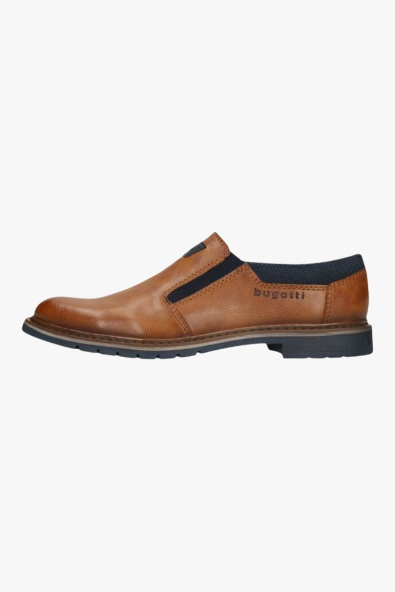 Bugatti AVE60 Slipon Shoe Cognac