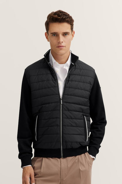 Bugatti 95121 Hybrid Full Zip Black Jacket