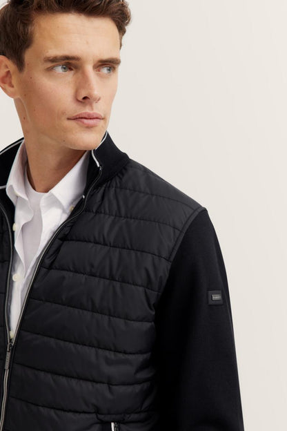 Bugatti 95121 Hybrid Full Zip Black Jacket