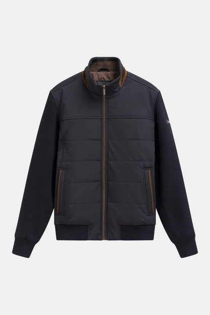 Bugatti 7600/85556D Full Zip Navy Hybrid Jacket