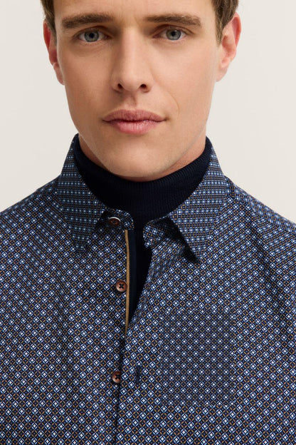 Bugatti 88506D Navy Shirt