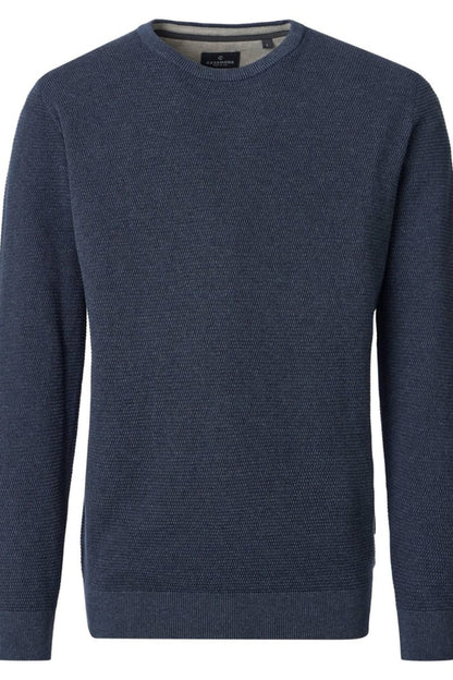Casa Moda 78900 Regular Fit Cotton Crew Neck Jumper Navy