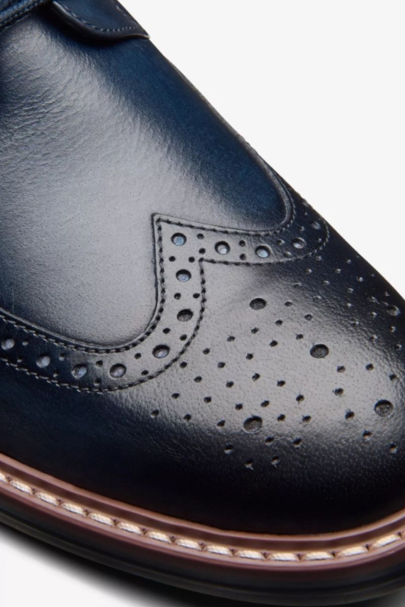 Clarks Aldwin Limit Navy Brogue