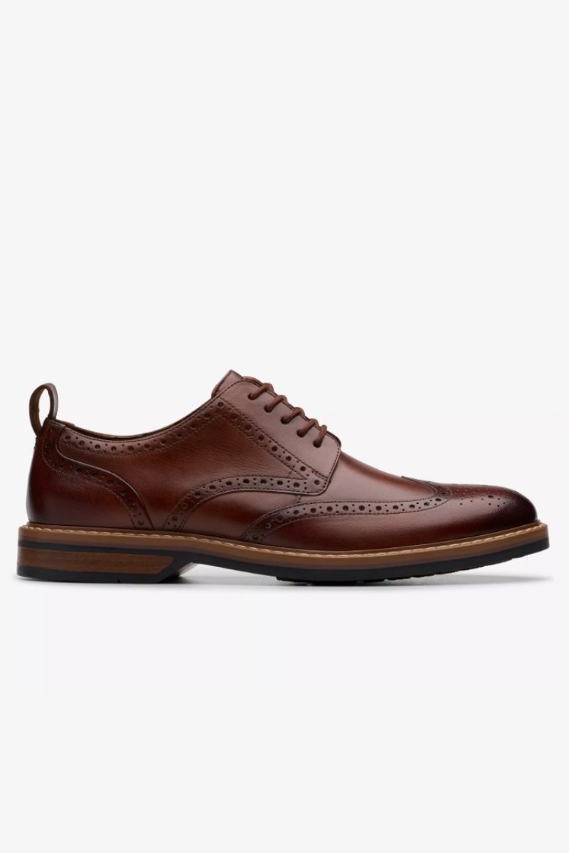 Clarks Aldwin Limit Mid Tan Brogue