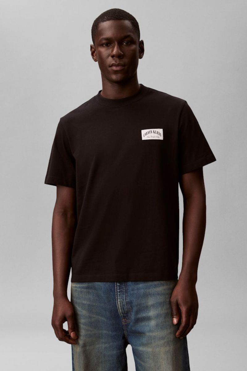 Calvin Klein 294 20s Easy College T-Shirt Black