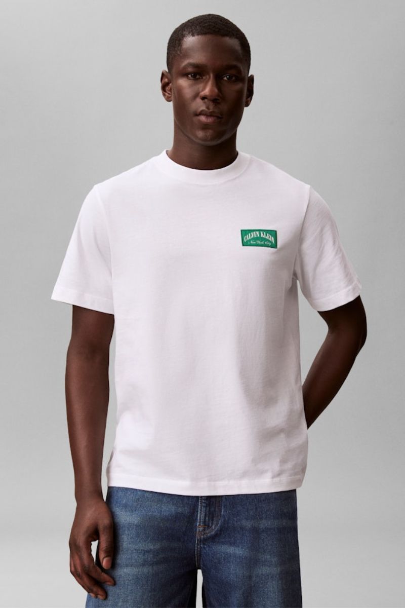 Calvin Klein 294 20s Easy College T-Shirt White