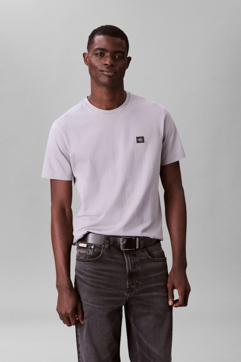 Calvin Klein 272 Badge 30s T-Shirt Grey