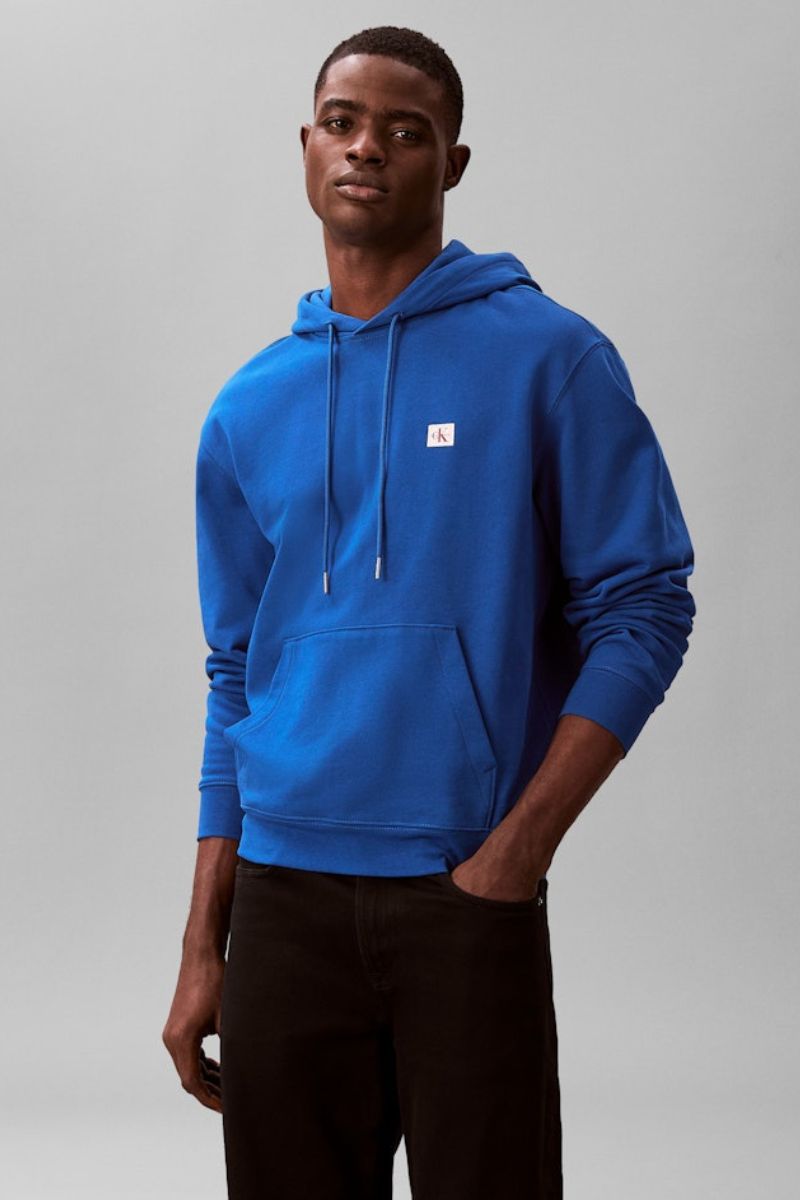 Calvin Klein 274 Terry Badge Hoodie Blue
