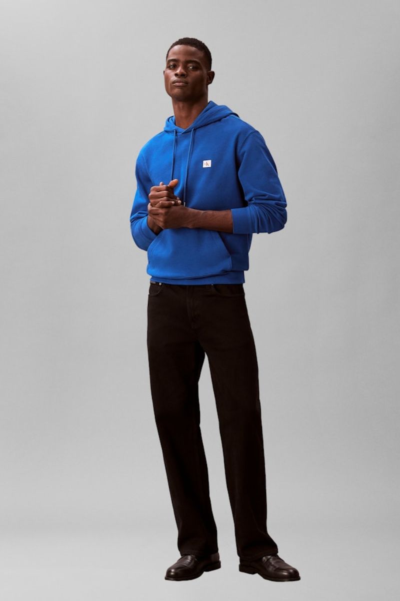 Calvin Klein 274 Terry Badge Hoodie Blue