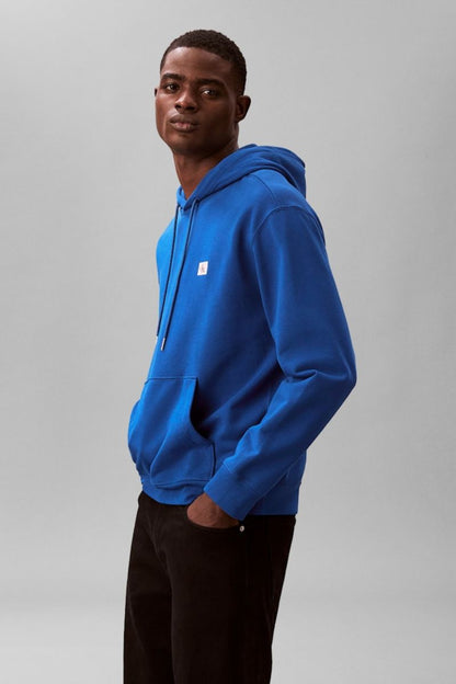 Calvin Klein 274 Terry Badge Hoodie Blue