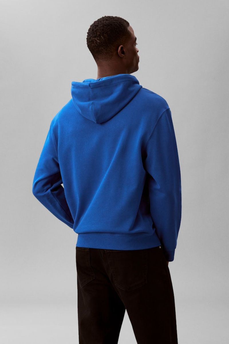 Calvin Klein 274 Terry Badge Hoodie Blue
