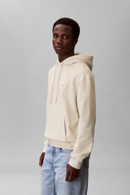Calvin Klein 274 Terry Badge Hoodie Oatmeal