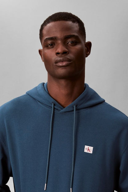 Calvin Klein 274 Terry Badge Hoodie Teal