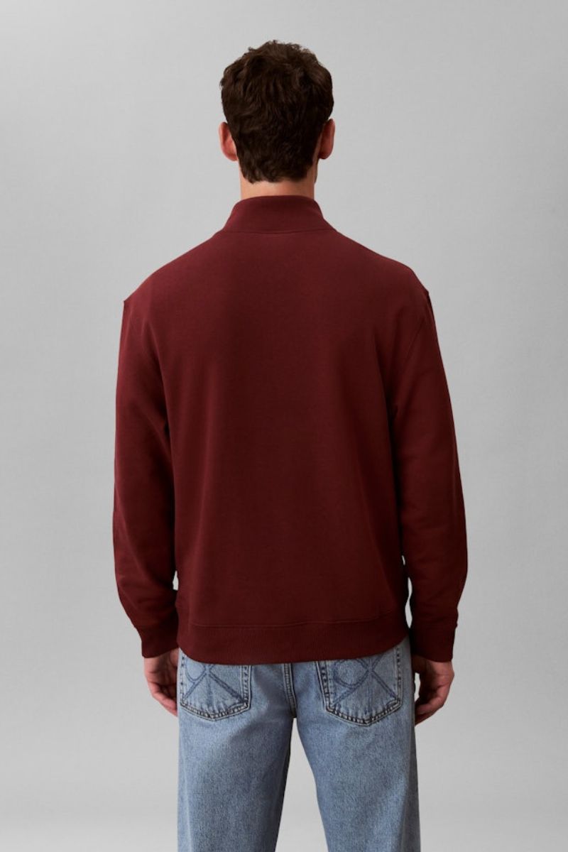 Calvin Klein 350 Terry 1/4 Micro Sweatshirt Mocha