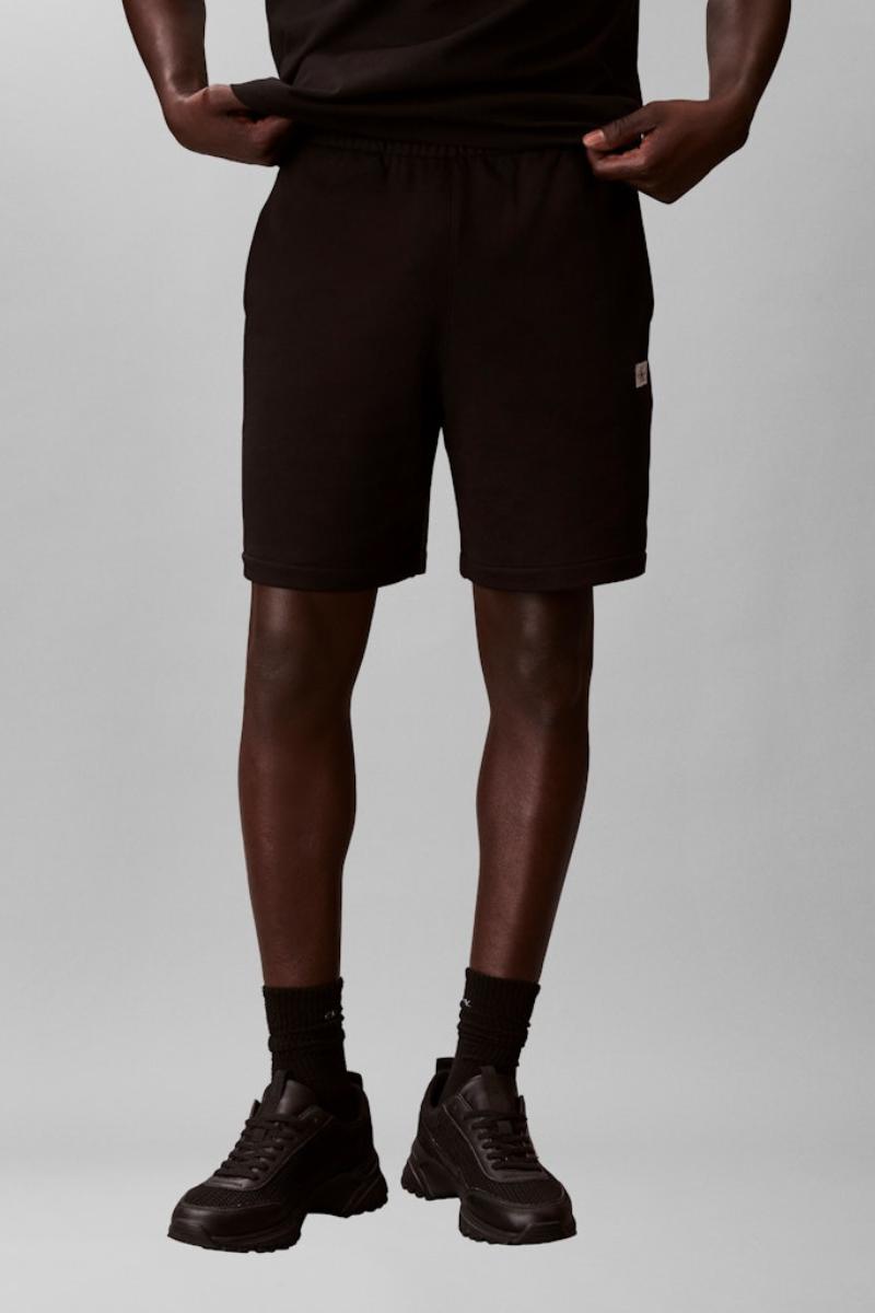 Calvin Klein 282G Terry Badge Shorts Black