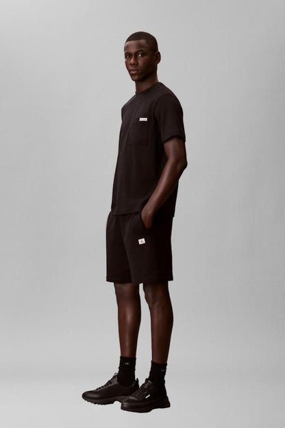 Calvin Klein 282G Terry Badge Shorts Black