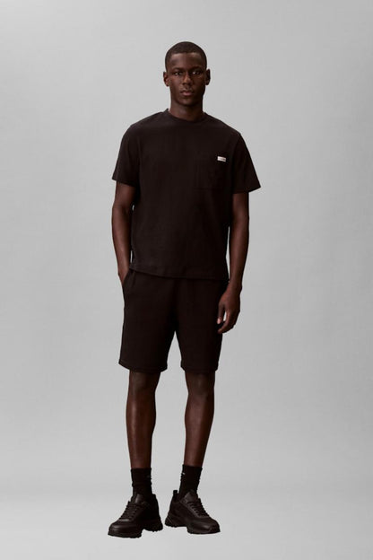 Calvin Klein 282G Terry Badge Shorts Black