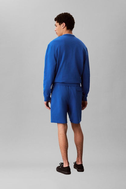 Calvin Klein 282G Terry Badge Shorts Blue
