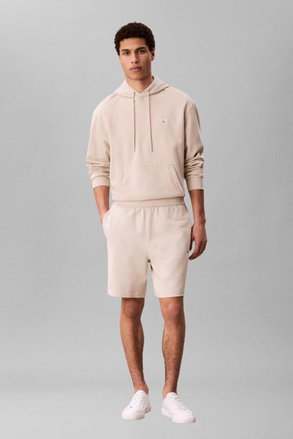 Calvin Klein 282G Terry Badge Shorts Oatmeal