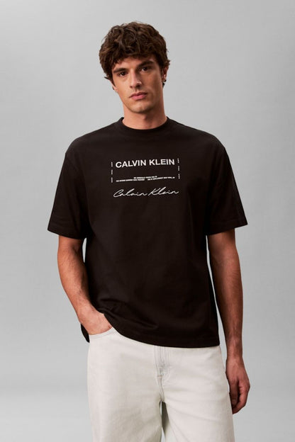 Calvin Klein 827 16S April Graphic T-Shirt Black