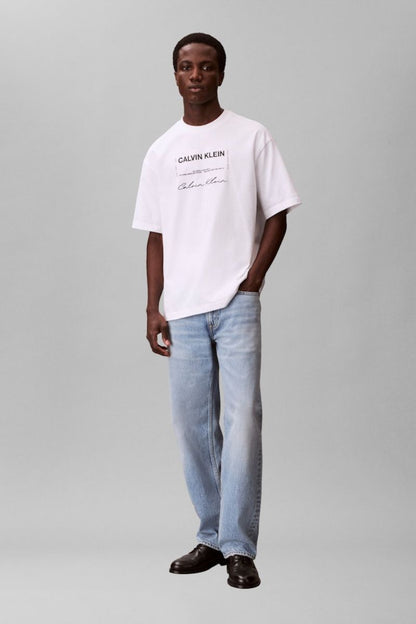 Calvin Klein 827 16S April Graphic T-Shirt White