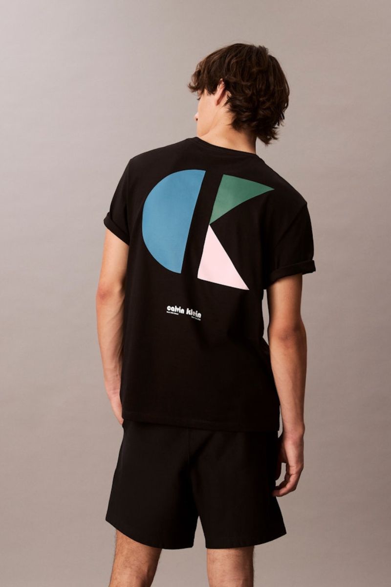 Calvin Klein 827G 20s CK Bauhaus T-Shirt Black