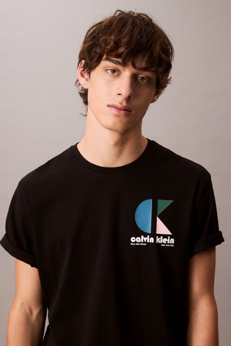 Calvin Klein 827G 20s CK Bauhaus T-Shirt Black