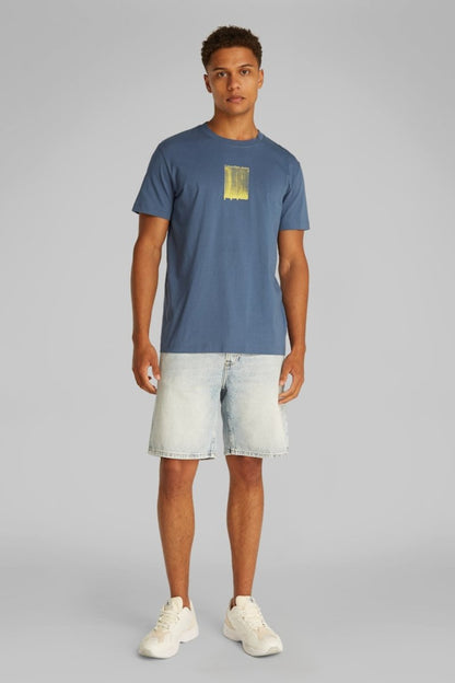 Calvin Klein 27522 Brush Stroke T-Shirt Vintage Indigo