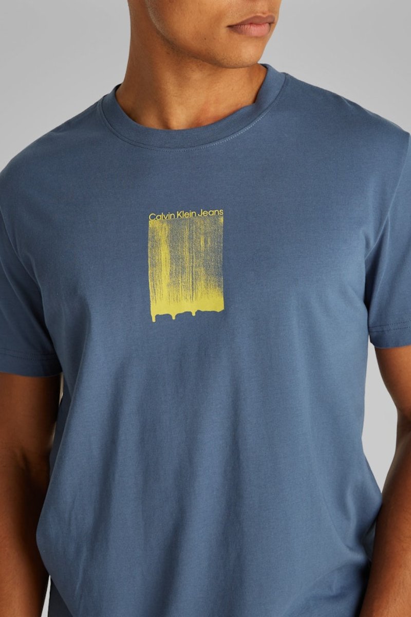 Calvin Klein 27522 Brush Stroke T-Shirt Vintage Indigo