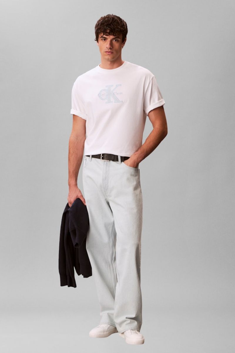 Calvin Klein 16S Elevated Mono T-Shirt White