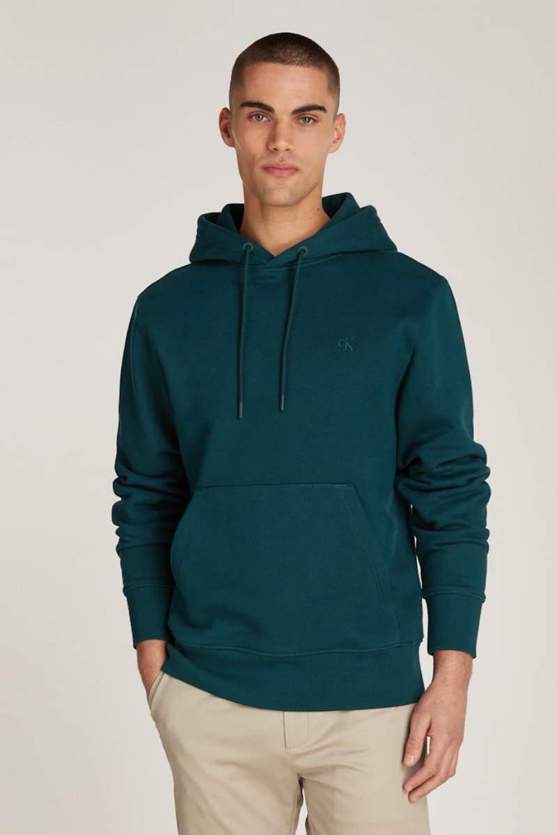 Calvin Klein Heavy Terry Hoodie Pine