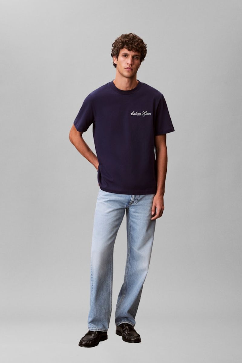Calvin Klein 20S March Graphic T-Shirt Navy