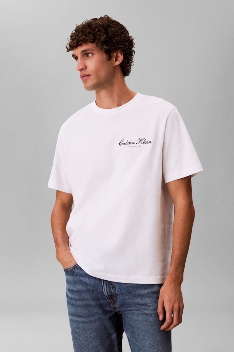 Calvin Klein 20S March Graphic T-Shirt White