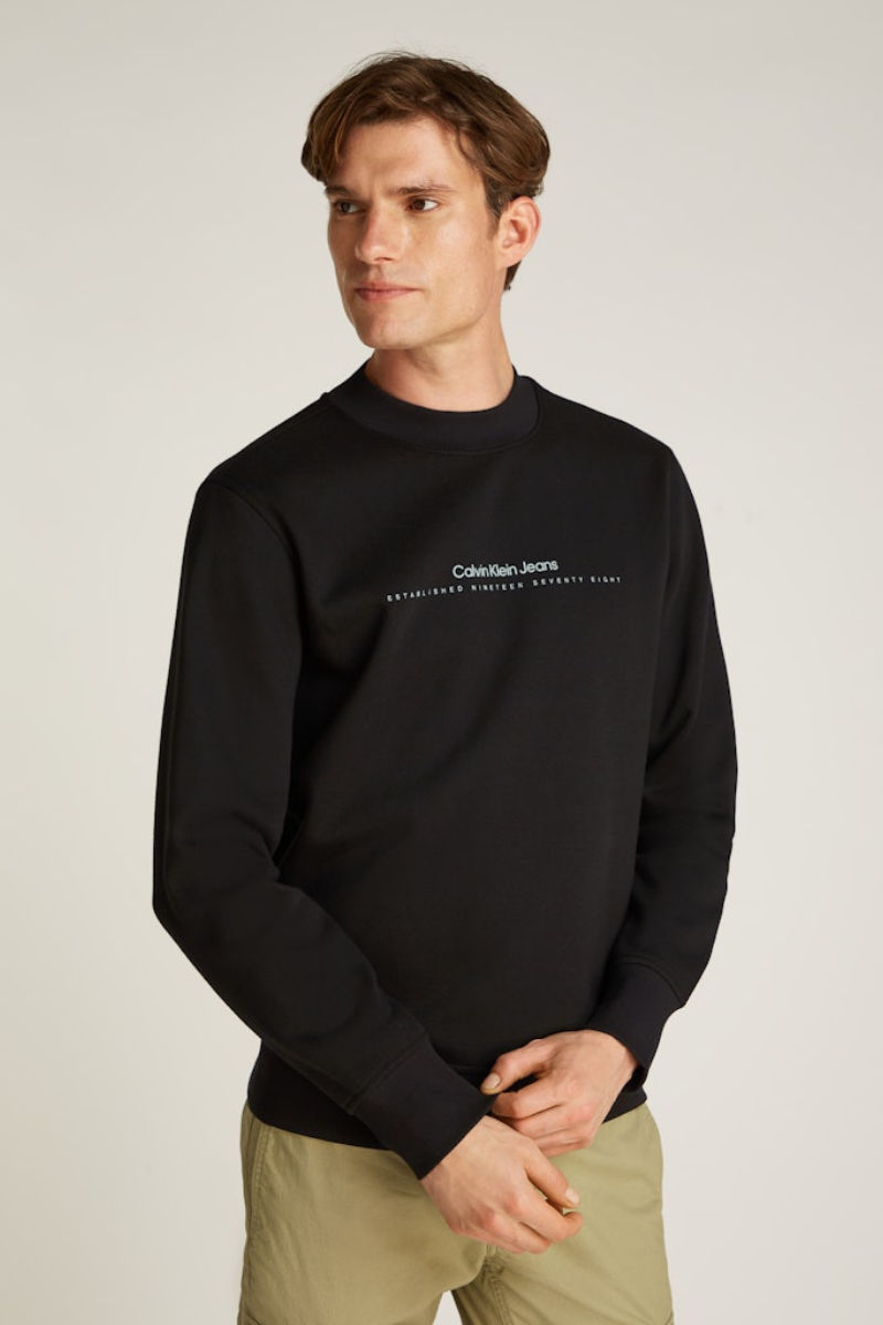 Calvin Klein 7119 Minimal Logo Crew