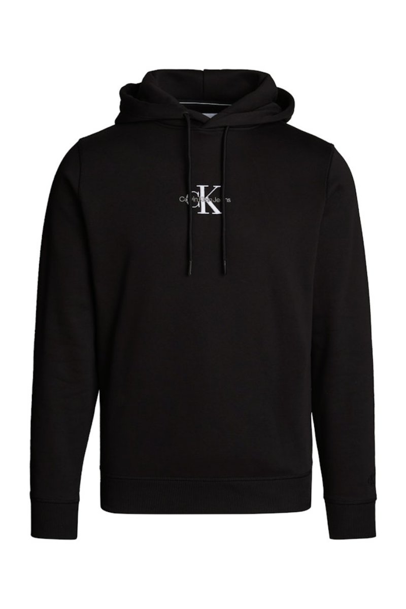 Calvin Klein Monologo Hoodie Black