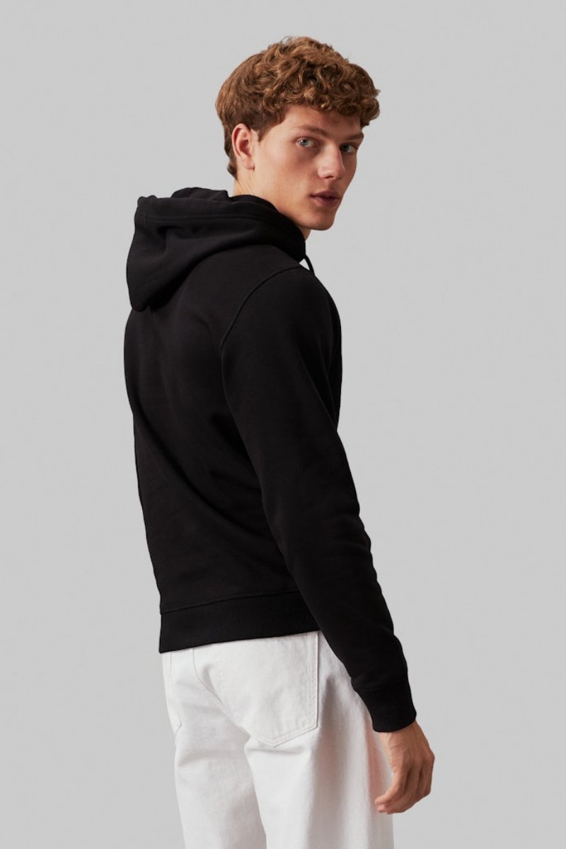 Calvin Klein Monologo Hoodie Black