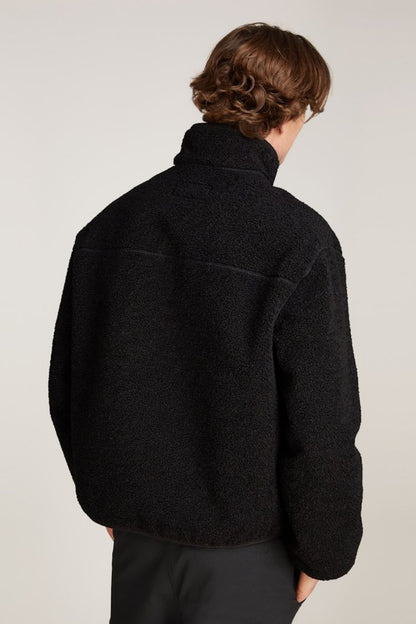 Calvin Klein Half Zip Sherpa Black