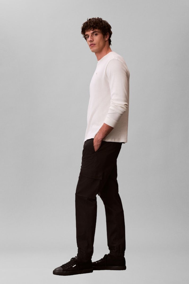 Calvin Klein 608 Skinny Comfort Cotton Cargo Black