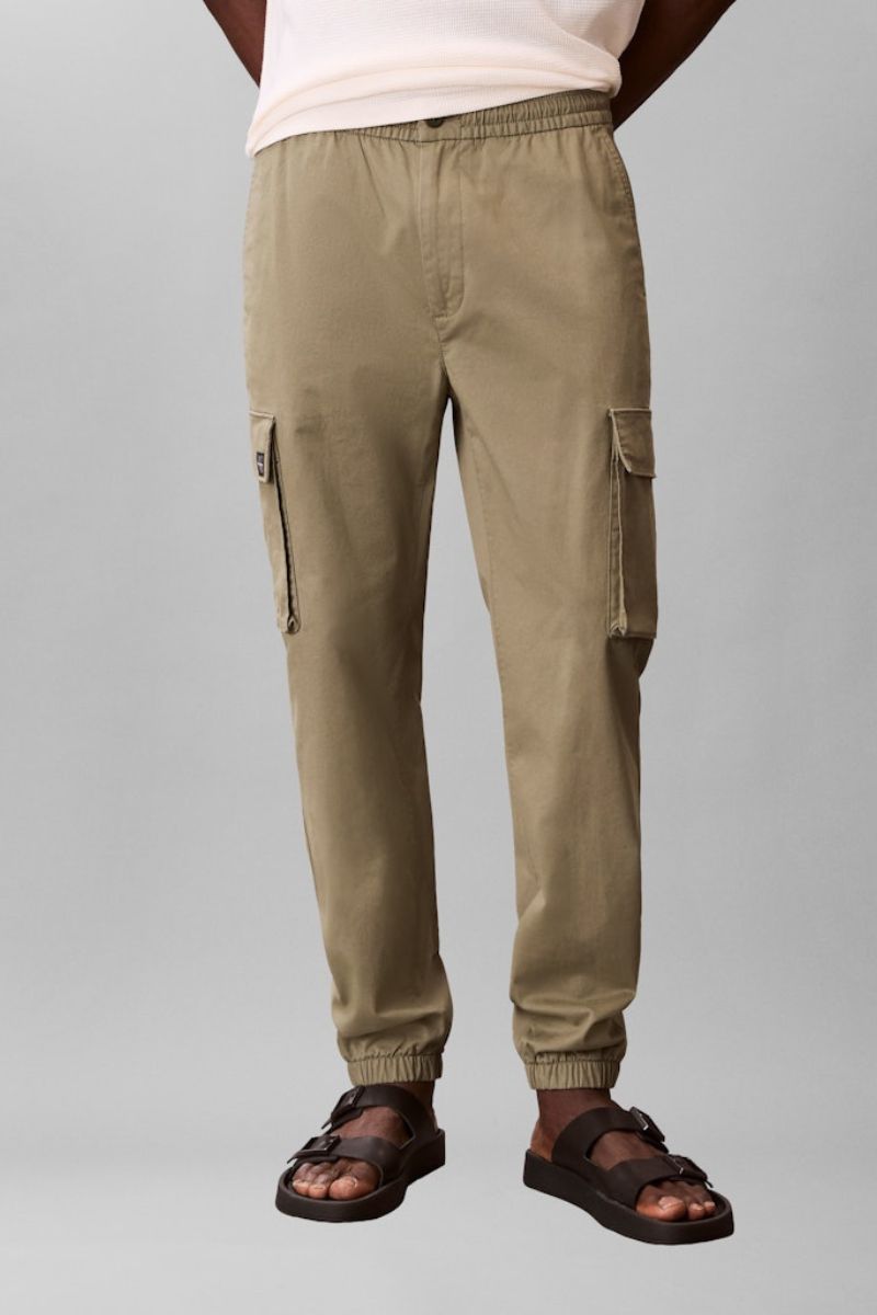 Calvin Klein 608 Skinny Comfort Cotton Cargo Lichen Green