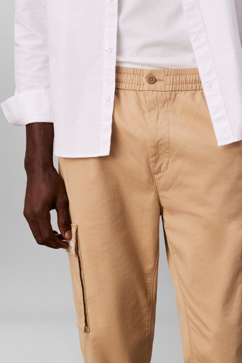Calvin Klein 608 Skinny Comfort Cotton Cargo Travertine