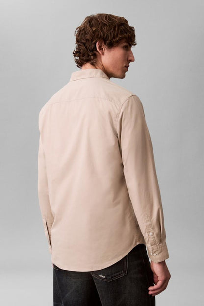 Calvin Klein 1252 Solid Oxford Shirt Marble