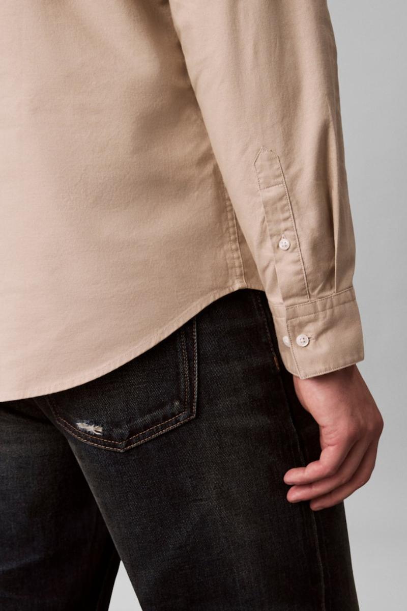Calvin Klein 1252 Solid Oxford Shirt Marble